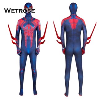 [Wetrose] ชุดบอดี้สูทคอสเพลย์ Spider-Man: Across the Spider-Verse Miguel OHara 2099 สําหรับผู้ชาย ผู้หญิง