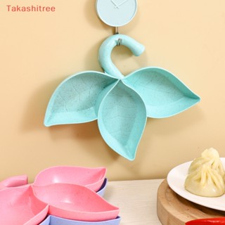 (Takashitree) ถาดใส่อาหาร ซอส ซูชิ และซอส รูปใบไม้ 1 ชิ้น