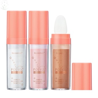 Tl Radiant Glow Trio: ไฮไลท์แบบฝุ่น 3 ชิ้น/ชุด สําหรับใบหน้า เพิ่มความกระจ่างใส คอนทัวร์ และกลิตเตอร์