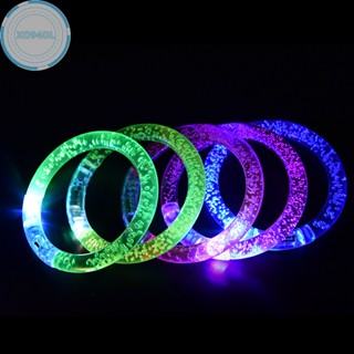 Xo94ol สร้อยข้อมือกําไลข้อมือ มีไฟ LED ควบคุมด้วยเสียง สําหรับผู้ชาย และผู้หญิง TH