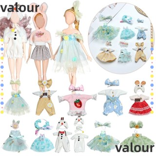 Valour ชุดเดรส ขนาด 16~17 ซม. อุปกรณ์เสริม สําหรับตุ๊กตา 1/8 Bjd