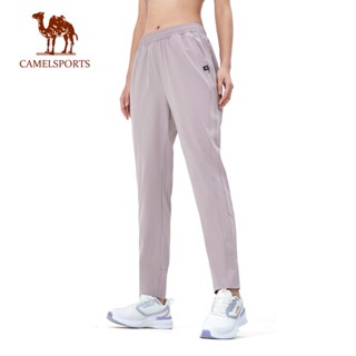 CAMEL SPORTS กางเกงกีฬา ผู้หญิง แห้งเร็ว ระบายอากาศ บาง ยืดหยุ่น มีสไตล์ กางเกงเลกกิ้ง