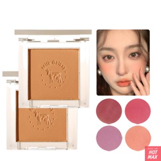 XIXI Matte Waterproof Blush Eyeshadow Palette Multifunctional Palette นม Galaxy Bean Paste สีม่วงเครื่องสำอางติดทนนาน ,Beauty Frenzy