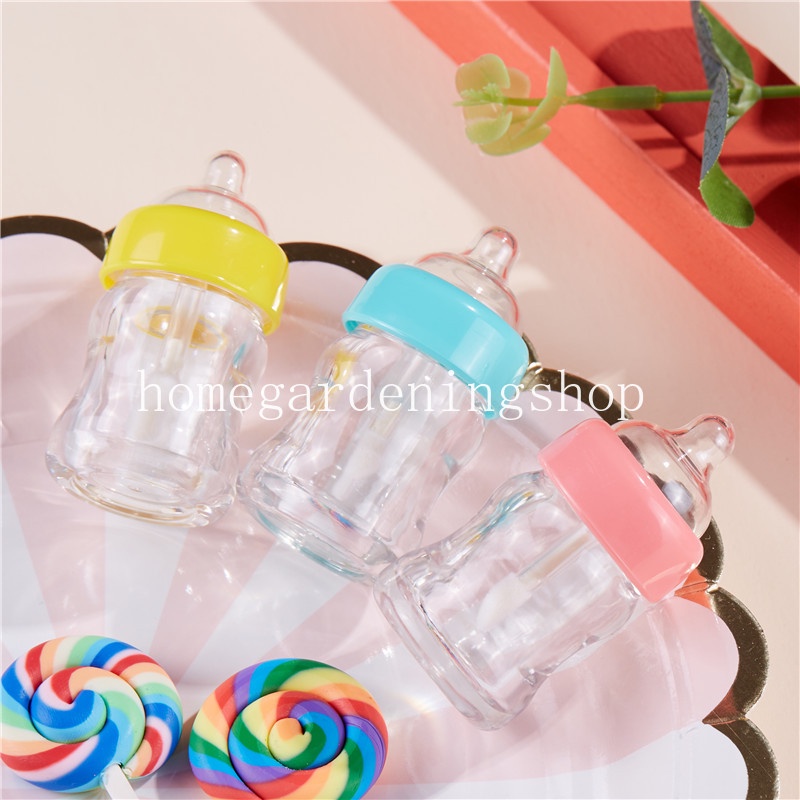 ขวดพลาสติกเปล่า ทรงขวดนม ขนาด 5 มล. สําหรับใส่ลิปสติก ลิปกลอส DIY