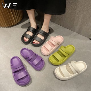 WF รองเท้าแตะ รองเท้าผู้หญิงแฟชั่น นิ้วเท้าหนา ใหม่ ผู้หญิงแฟชั่น EVA FBT01 37Z230914