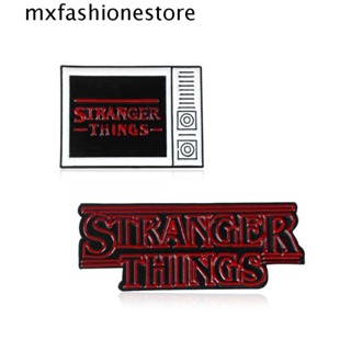 Mxfashione เข็มกลัด รูปการ์ตูนอนิเมะ Stranger Things เครื่องประดับ สําหรับเด็ก