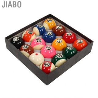 Jiabo 5.72cm Billiards Balls 16 Pieces Large Size American Style Black King Kong Resin Pool Set For Entertainment