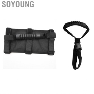 Soyoung Roll Bar Top Grab Handle Ergonomic Design Comfortable Grip Strong Bearing  Replacement for Wrangler