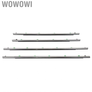 Wowowi Door Window Belt Weatherstrip  72450 SWA A01 Car Moulding Trim  4pcs Easy Installation for CR‑V 2007 To 2011