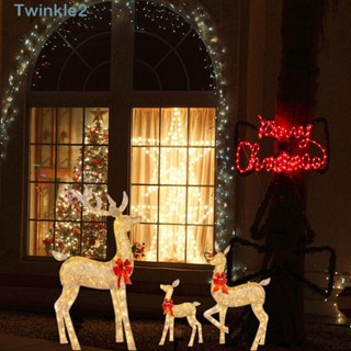 Twinkle โคมไฟ LED รูปกวางเรนเดียร์ สร้างสรรค์ สําหรับครอบครัว ในร่ม กลางแจ้ง