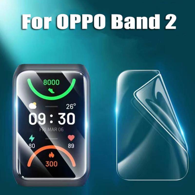 ฟิล์มไฮโดรเจลกันรอยหน้าจอ แบบนิ่ม ป้องกันรอยขีดข่วน สําหรับ OPPO Watch 4 3 Pro 2 SE 46 มม. 43 มม. 42 มม. 41 มม. OPPO Band 2