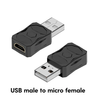 【CH*】อะแดปเตอร์แปลง Usb เป็น Micro USB Mini USB สองทาง รองรับการชาร์จซิงค์ข้อมูล