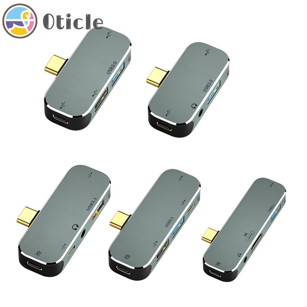 ฮับ Type-C เป็น 3.55 มม. PD100W USB3.0 USB2.0 USB3.1 HDMI [Oticle]
