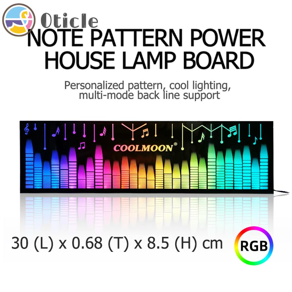 Coolmoon บอร์ดไฟ RGB PC แผงไฟ 4 Pin ขนาดเล็ก [Oticle]