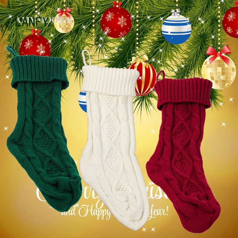 LANFY Christmas Stocking Pendant Christmas Stocking Cover Bag