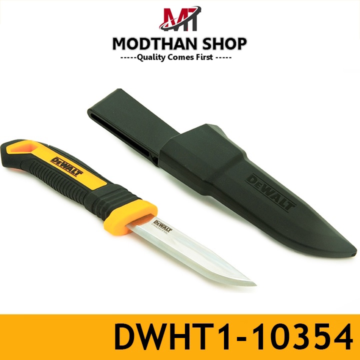 DEWALT มีดพกพร้อมปลอก รุ่น DWHT1-10354