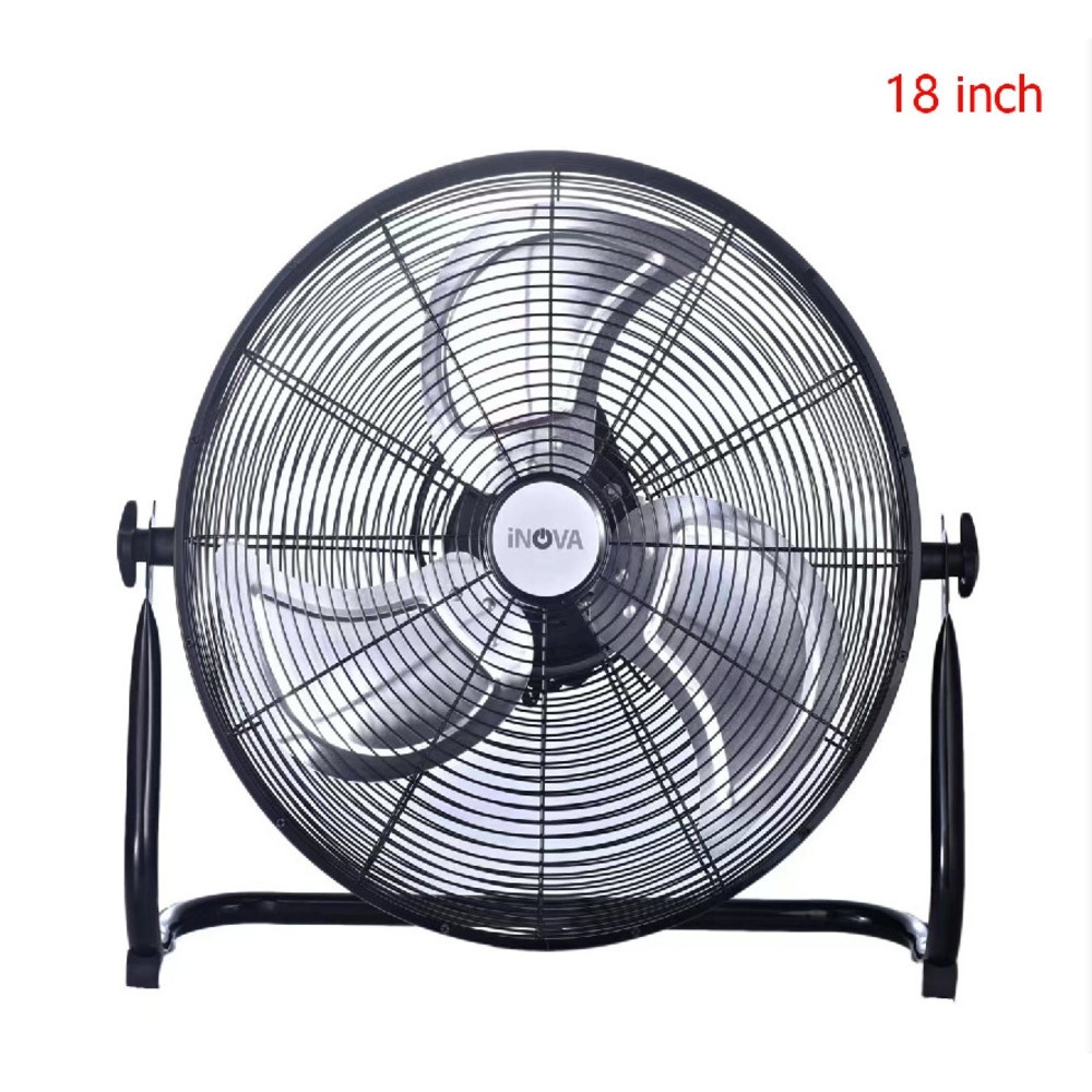 INOVA พัดลมอุตสาหกรรมตั้งพื้น ขนาด 18 นิ้ว รุ่น CF-45S สีดำ