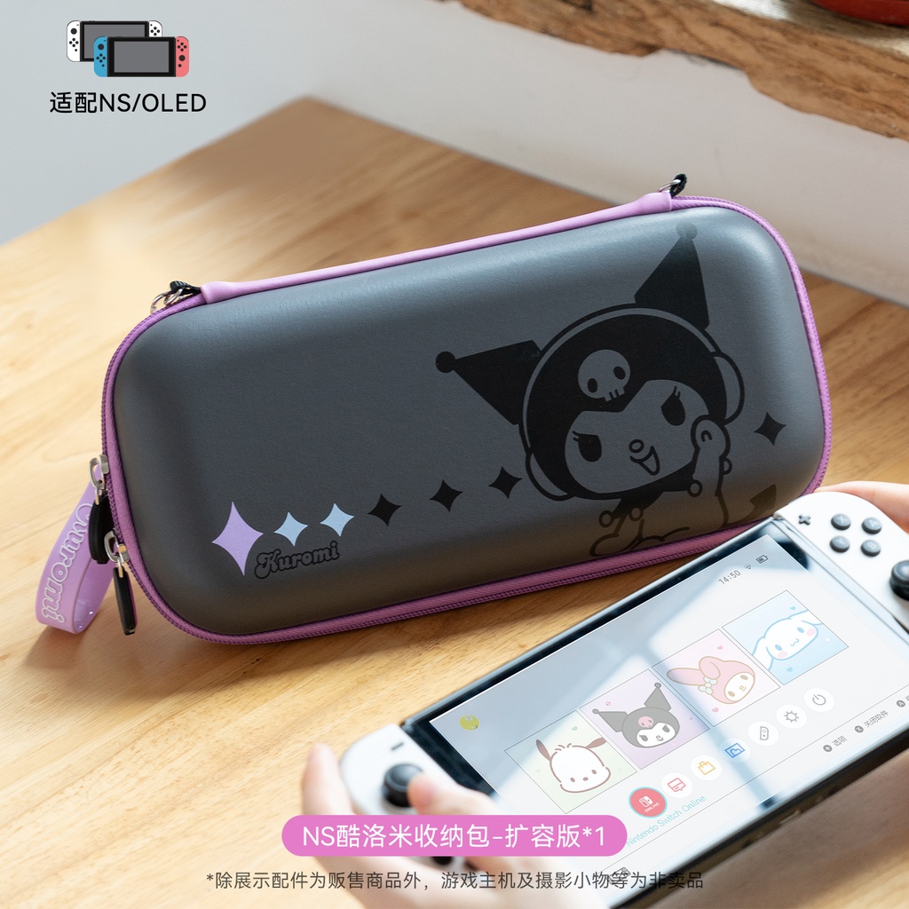 Geekshare Sanrio Kuromi กระเป๋าเคส ความจุขนาดใหญ่ สําหรับ Nintendo Switch และ OLED