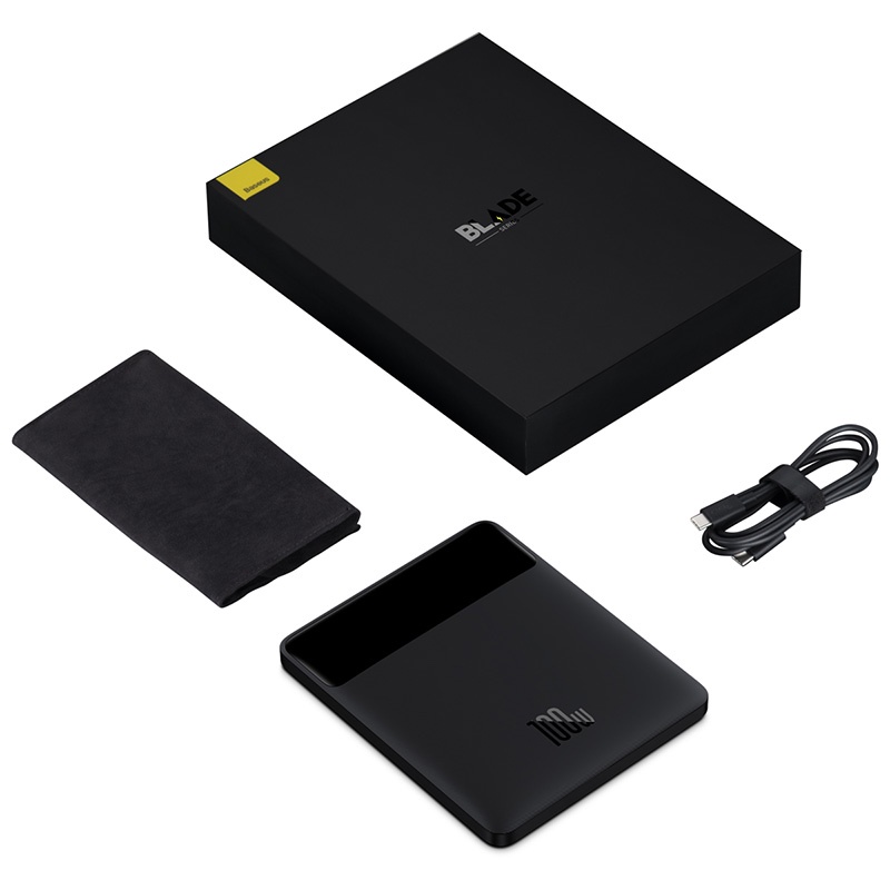Baseus 100W type-C ชุดพลังงานแบตเตอรี่ภายนอก 20000mAh PD ชาร์จเร็วเครื่องชาร์จแล็ปท็อปแบบพกพา ราคา ถูกที่สุด ดีลบีเคเค แกลเลอรีภาพที่ 8
