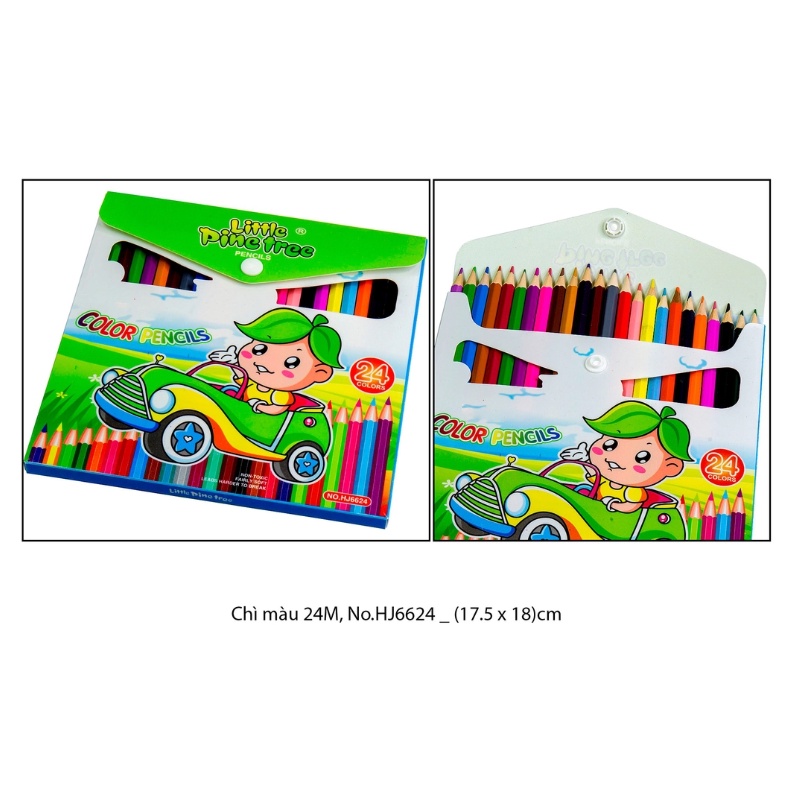 ดินสอสี 24M, No.HJ6624