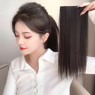 แฮร์พีช เสริมผมหนา ยาว20-40cm สไตล์เกาหลี ช่วยผมดูมีวอลลุ่ม กิ๊บ2ตัว RenKin&Pursue