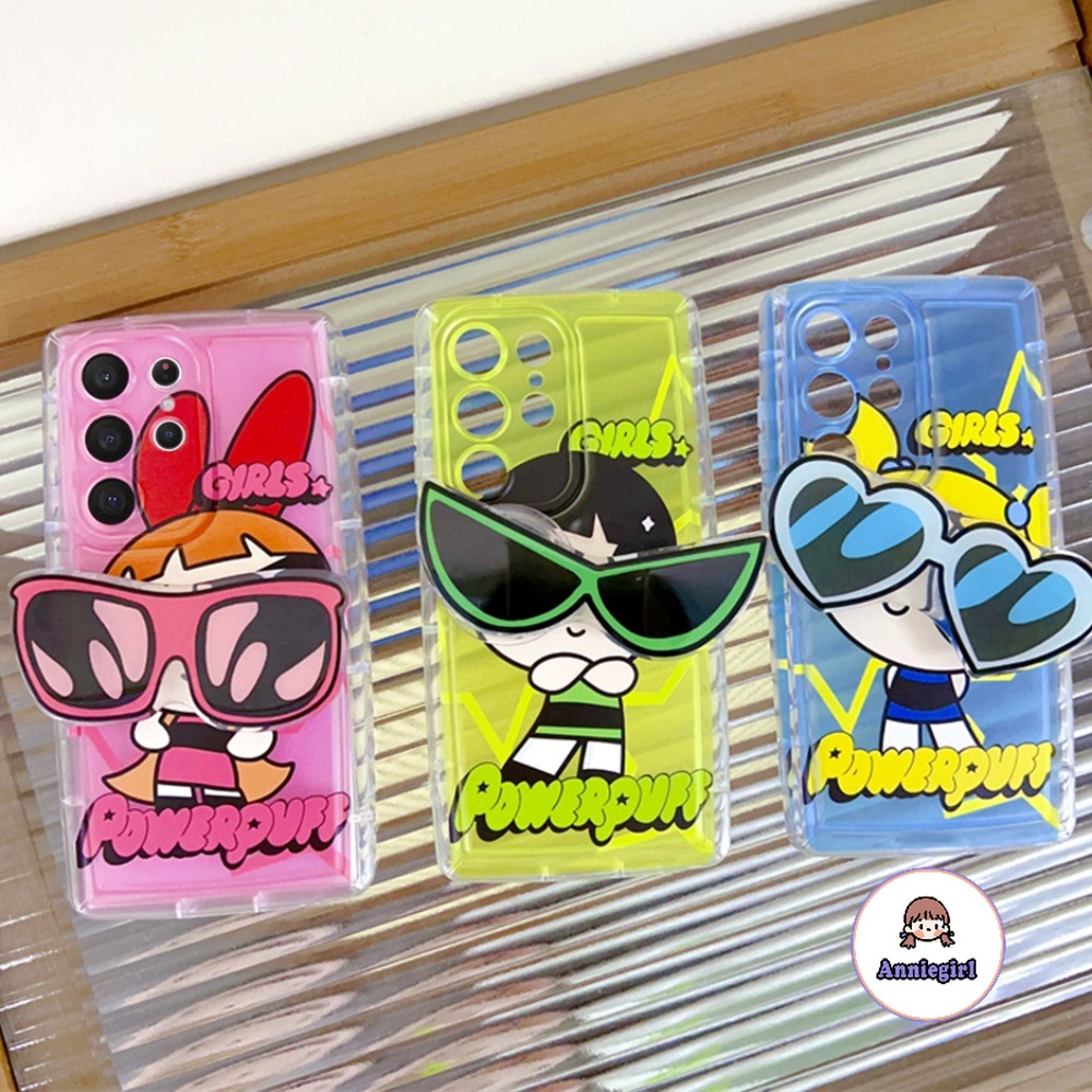 เคสโทรศัพท์มือถือ กันกระแทก ลายเด็กผู้หญิงน่ารัก พร้อมขาตั้ง สําหรับ SAMSUNG A04E S20 Plus S22 S23 Ultra A10S M10S A50s A30s A31 A13 5G A04S S10 Plus S21 FE