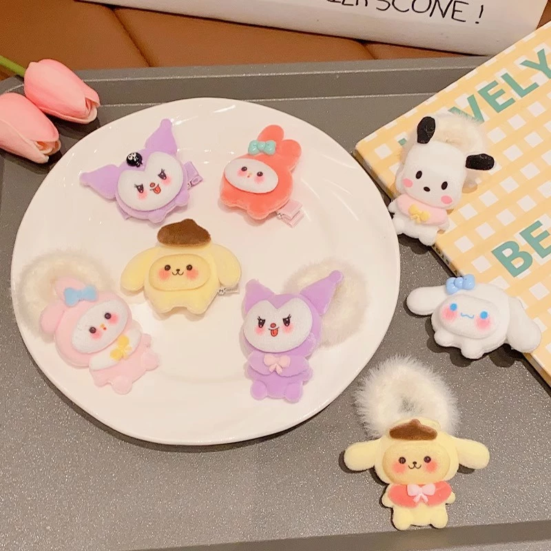 ยางรัดผมกำมะหยี่ขนนิ่ม ลาย Sanrio แฟชั่น น่ารัก thumbnail 10