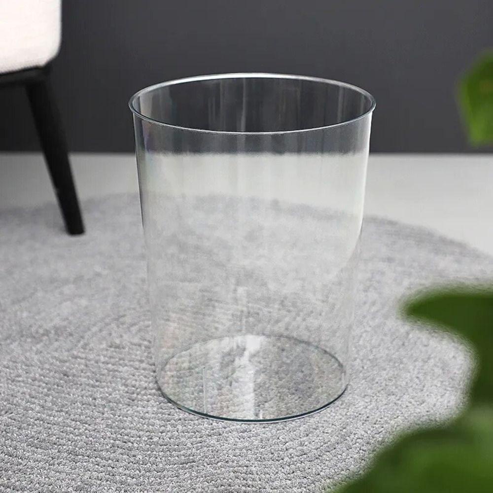 Kissfashionstyle ถังขยะโปร่งใส, PET ถังขยะทนทาน, คอนเทนเนอร์ Organizer Light หนา Multi-functional ขยะคอนเทนเนอร์ห้องครัว - รูปที่ 5