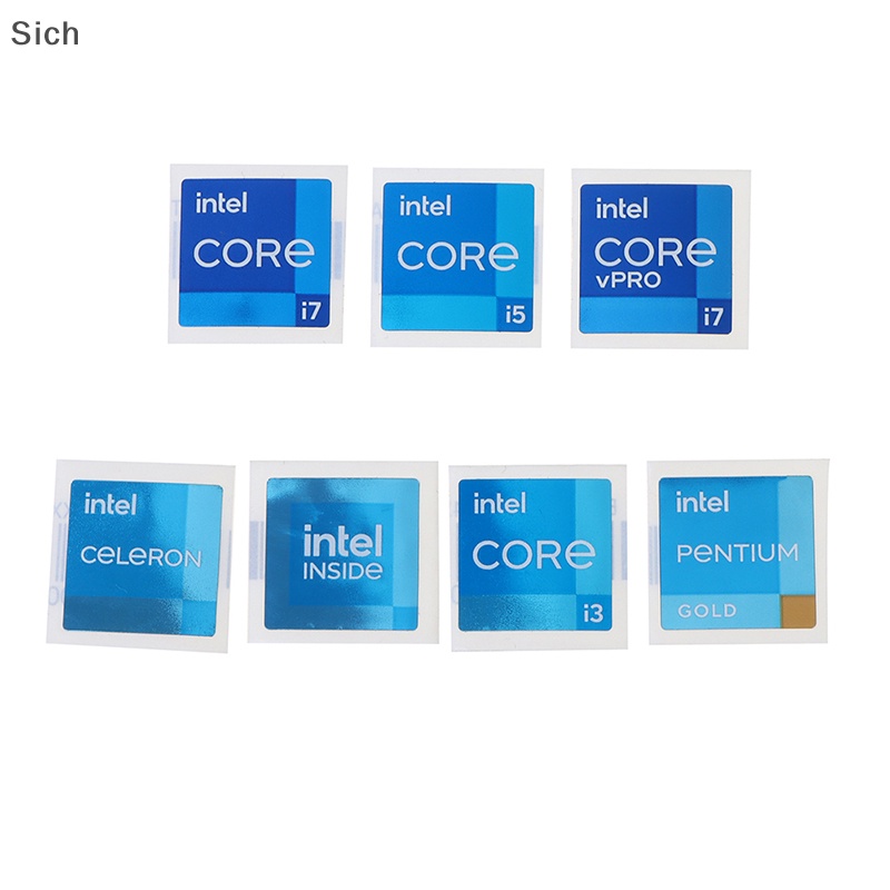 [Sich] ใหม่ สติกเกอร์ CPU 11 Generation i3 i5 i7 VPRO INSIDE สําหรับติดตกแต่งแล็ปท็อป DIY 5 ชิ้น