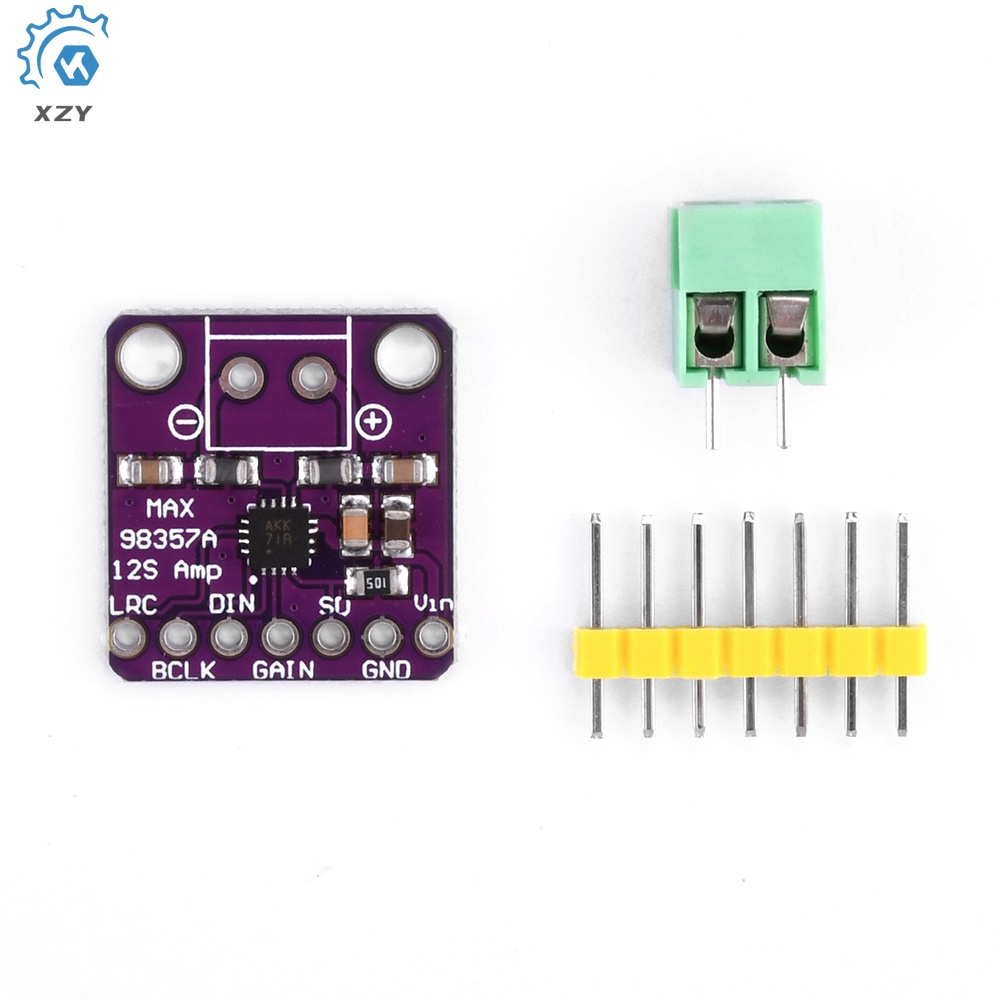 Max98357 I2S โมดูลเครื่องขยายเสียง Class D รองรับ ESP32 Raspberry Pi