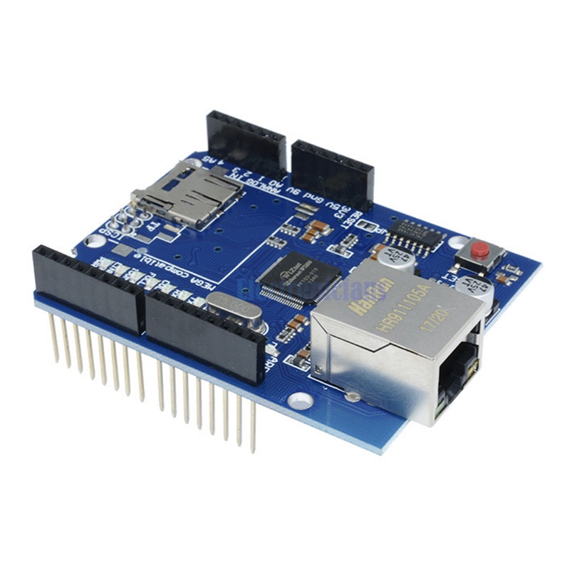 Ethernet Shield W5100 โมดูลบอร์ดขยายเครือข่ายสําหรับ Arduino บอร์ดหลัก UNO R3 ATMega 328 1280 MEGA25