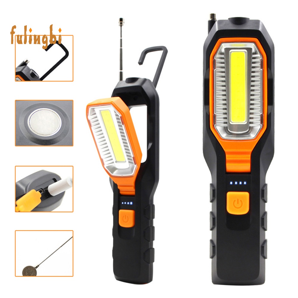 Fus-cob LED USB ชาร์จ ic ตรวจสอบ โคมไฟ ไฟฉาย ซ่อมรถ ไฟทํางาน