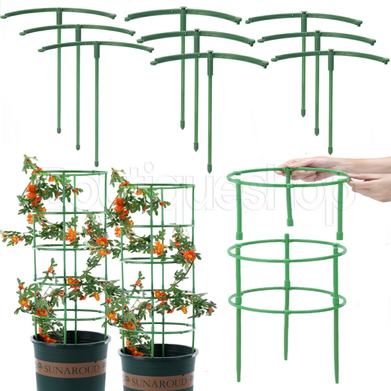 [ Featured ] ขาตั้งเถาวัลย์ วางซ้อนกันได้ / ชั้นวางเสาปลูกดอกไม้ กันลม / ที่วางผัก ผลไม้ เรือนกระจก / ตัวยึดบอนไซ / เครื่องมือป้องกันพืชในสวน