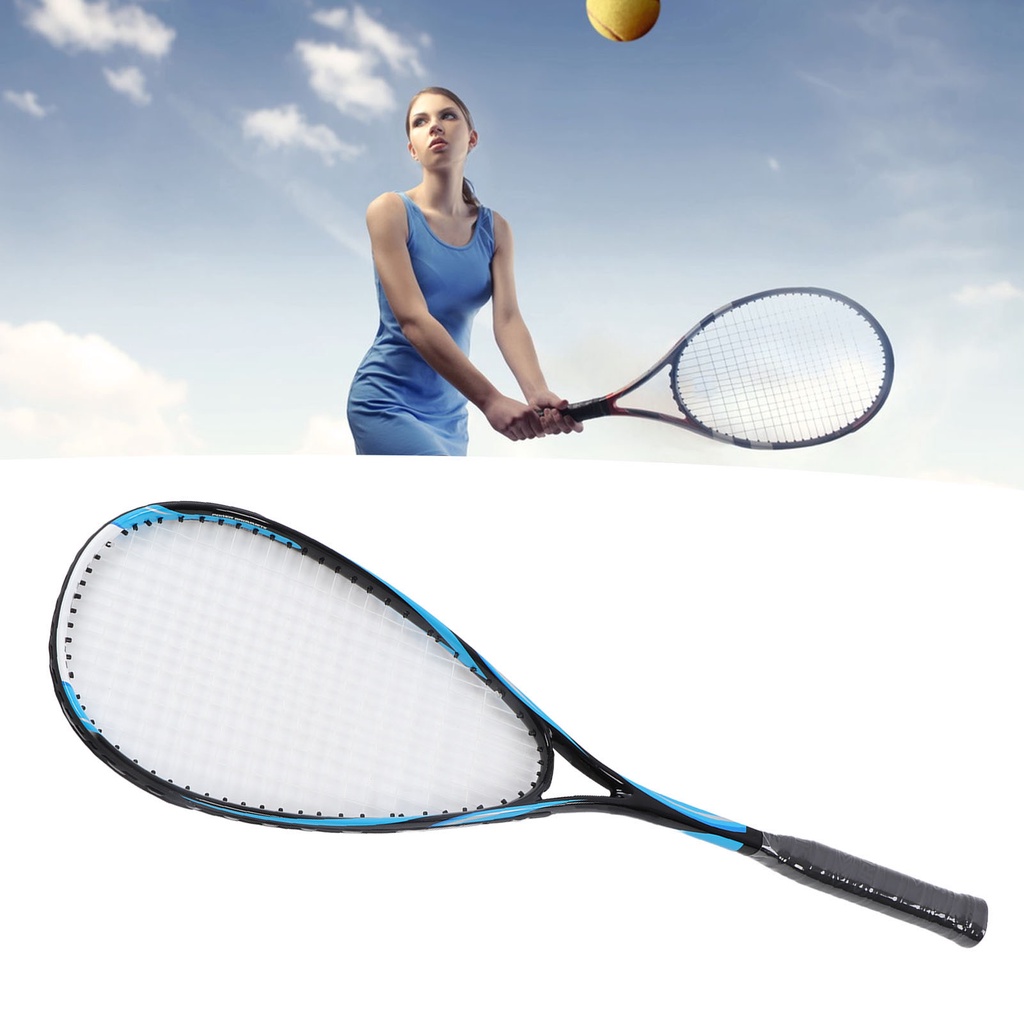 Sporting ไม้สควอชแร็กเก็ตขนาดใหญ่น้ำหนักเบา Face Shock Proof Squash Racquet Pack สำหรับผู้ใหญ่