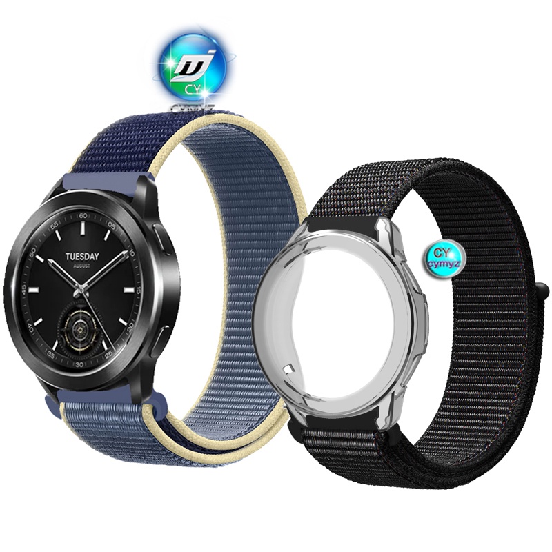 for xiaomi watch S3 สาย สายไนล่อน xiaomi mi watch S3 สำหรับนาฬิกาอัฉริยะ  xiaomi mi watch S3 เคส เคส