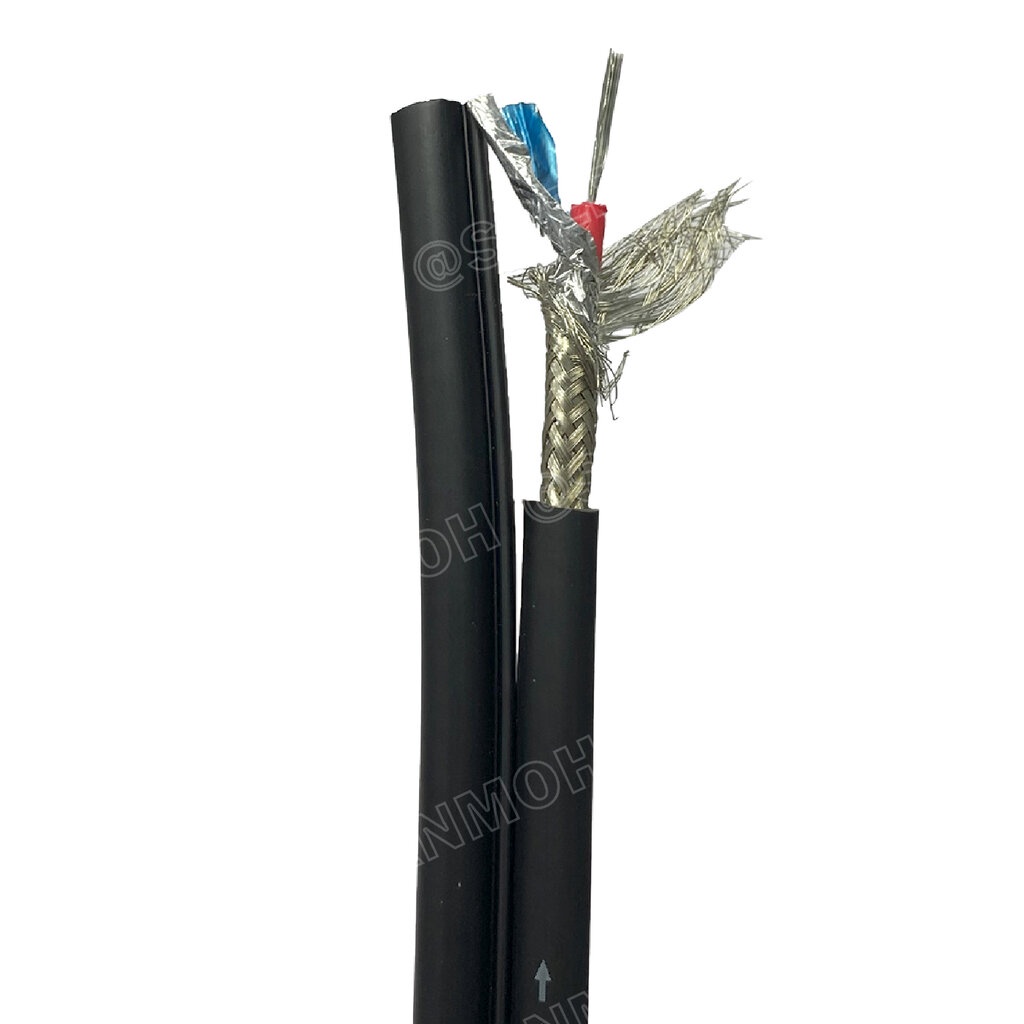 [ 2เมตร ] DY-8088 สายสัญญาณชีลโมโนคู่ 6มม สายสัญญาณไดนาคอม ชีลโมโน คู่ 6mm Dynacom Twin Mono Cable สายชีลด์คู่ 6.0 MM...