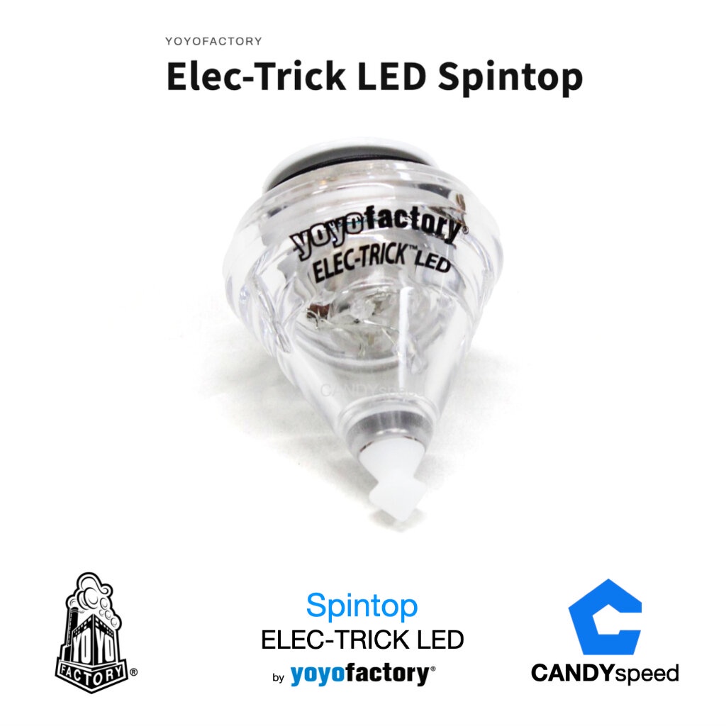 [E-TAX] Spintop ลูกข่าง yoyofactory ELEC-TRICK LED Spin top ลูกดิ่ง | by CANDYspeed