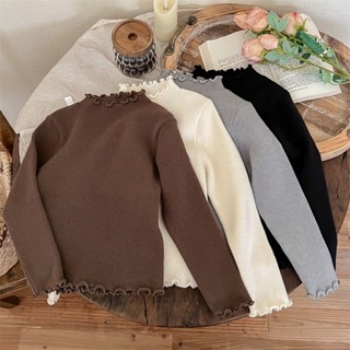 สาวเวอร์ชั่นเกาหลีเสื้อถัก 2023 สไตล์ใหม่ฤดูใบไม้ร่วงฤดูหนาว…