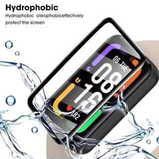 ฟิล์มเซรามิกโค้ง 3D สําหรับ For Xiaomi Band 9 Active / 8 Active Screen ป้องกันบน for Redmi Smart Band 3 2 / Amazfit Band 7 / Pro Full Curved Soft Screen Protector