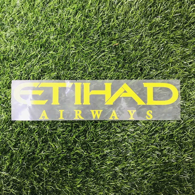 ป้ายแพทช์เจอร์ซีย์ Etihad Airways sponsor