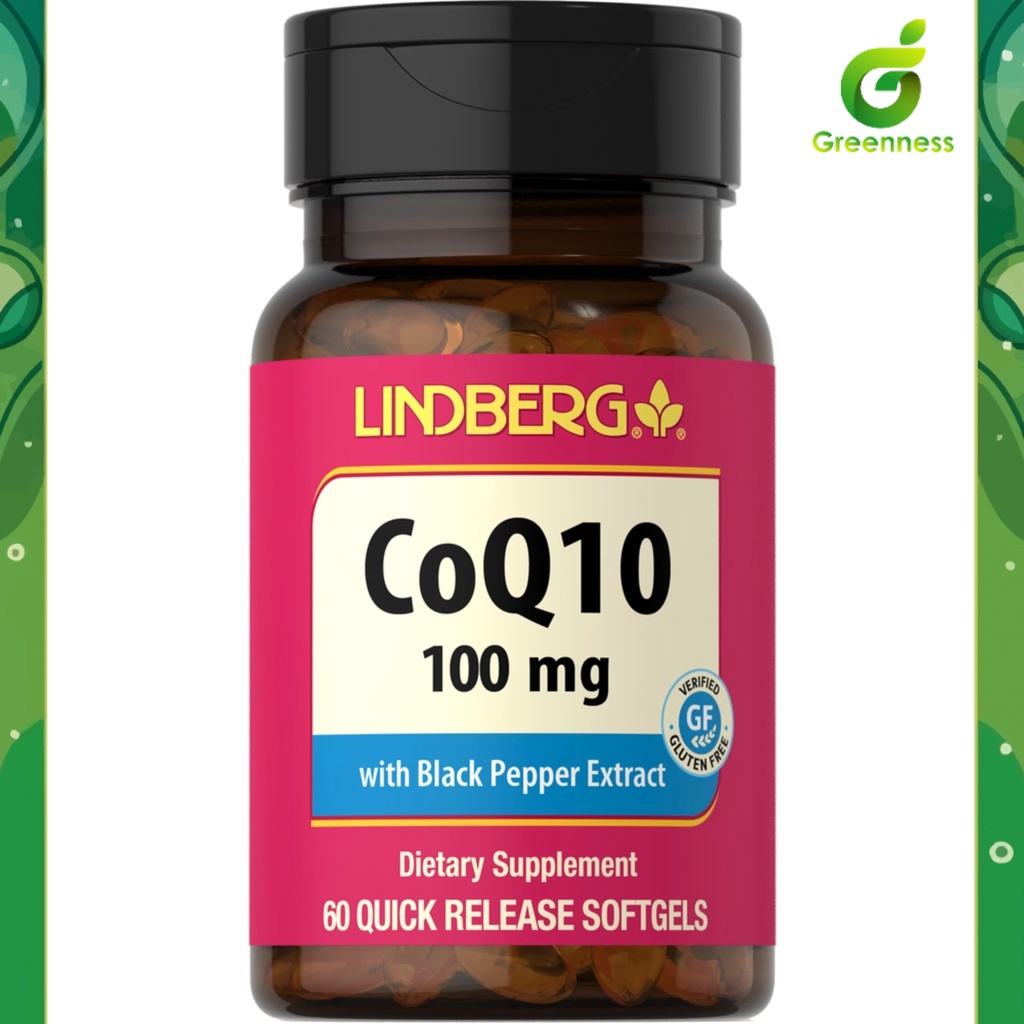 Coenzyme Q10 | CoQ10 100 mg. (60Softgels) คิวเท็น
