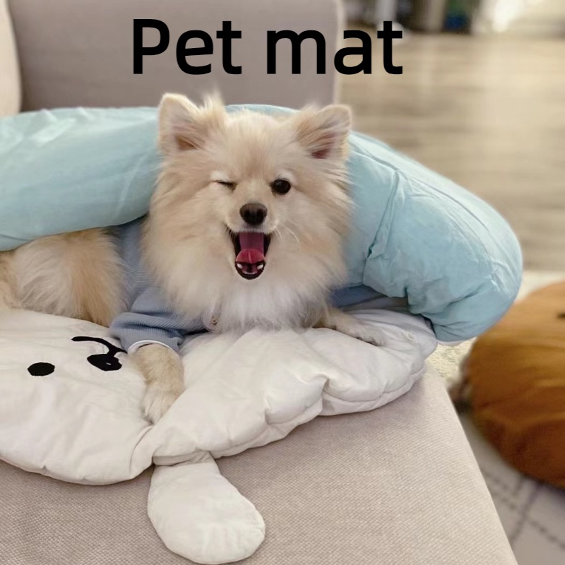 Oyes ฤดูร ้ อนใหม ่ สัตว ์ เลี ้ ยง Cool Sleeping Bag Nest Tencel Ice Lyocell Ice Cushion Air Condit