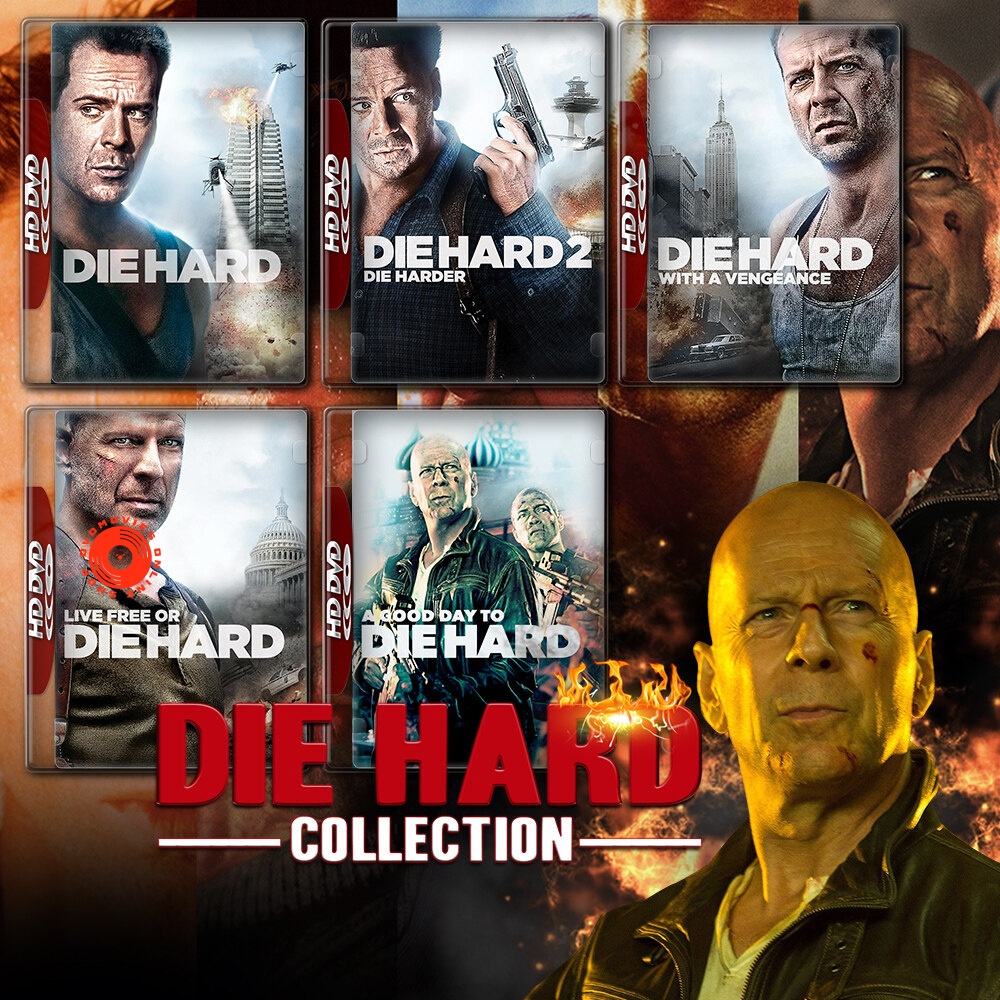 DVD Die Hard ภาค 1-5 DVD Master เสียงไทย (เสียง ไทย/อังกฤษ | ซับ ไทย/อังกฤษ) DVD