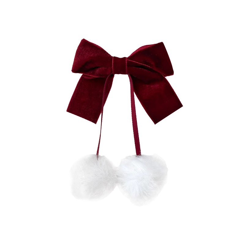 พร้อมส่ง กิ๊บติดผม สีแดง สําหรับเด็กผู้หญิง 1 ชิ้น - รูปที่ 4