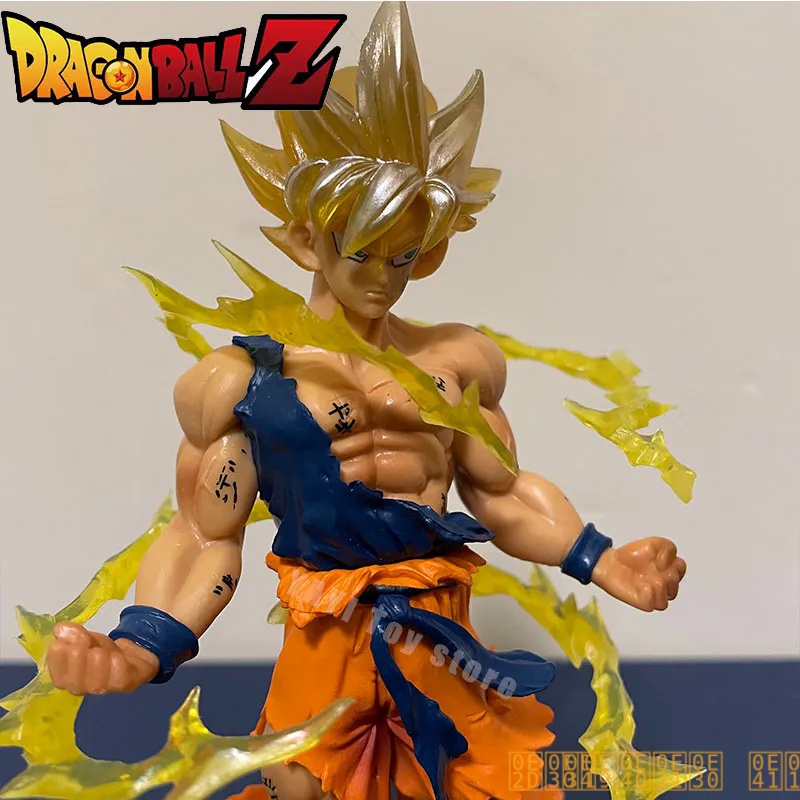 ！#@Hot Dragon Ball  Son Goku Super Saiyan Anime Figure 16cm Goku DBZ Action Figure Model Gifts Collectible Figurines for