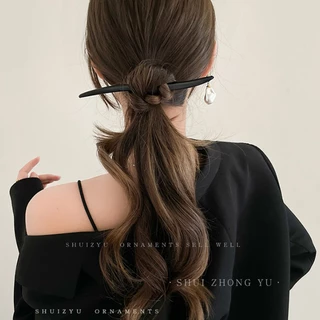 ใหม่ กิ๊บติดผมไม้จันทน์ สไตล์จีนคลาสสิก สําหรับผู้หญิง