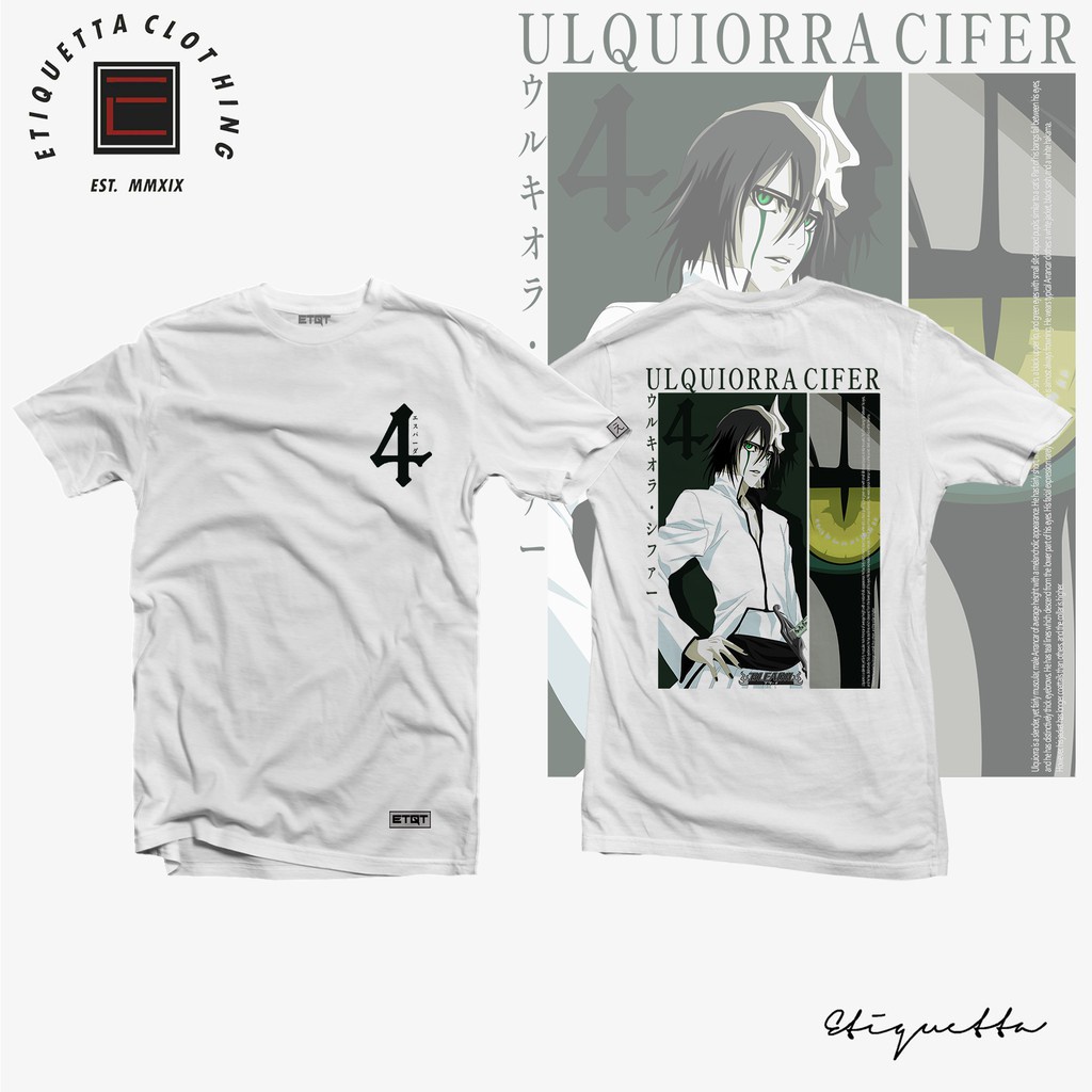 สวยมาก a เสื้ออะนิเมะ - ETQT - สารฟอกขาว - Ulquiorra Cifer /$r
