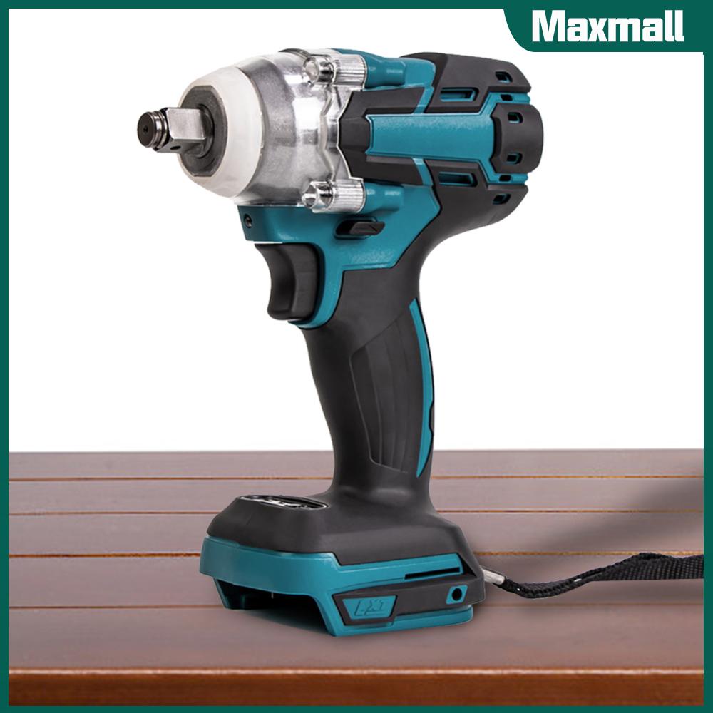 ประแจกระแทกไฟฟ้าไร้สาย 520NM 1/2 สําหรับแบตเตอรี่ Makita 18V-21V