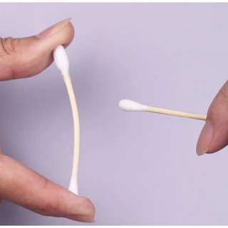 ไม้ปั่นหูสำลีก้าน 250 ก้าน 500 หัว หัว 2 แบบ Cotton Swab ไม่บาดหู พร้อมกล่องใส ใช้สะดวก ปลอดภัย