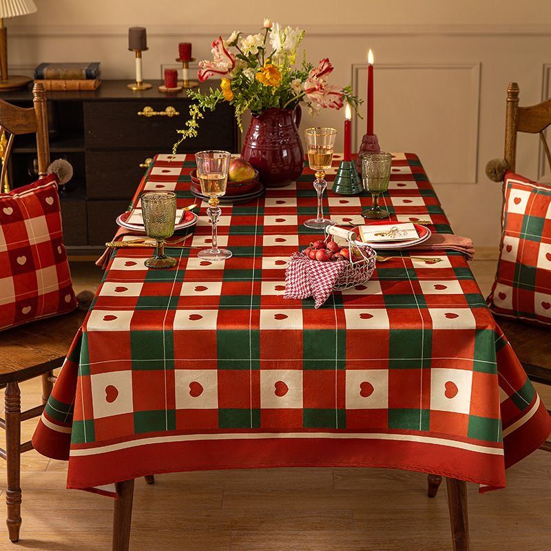 ผ้าปูโต๊ะ ลายมังกร สไตล์จีน สีแดง สําหรับตกแต่งโต๊ะกาแฟ เทศกาลปีใหม่
